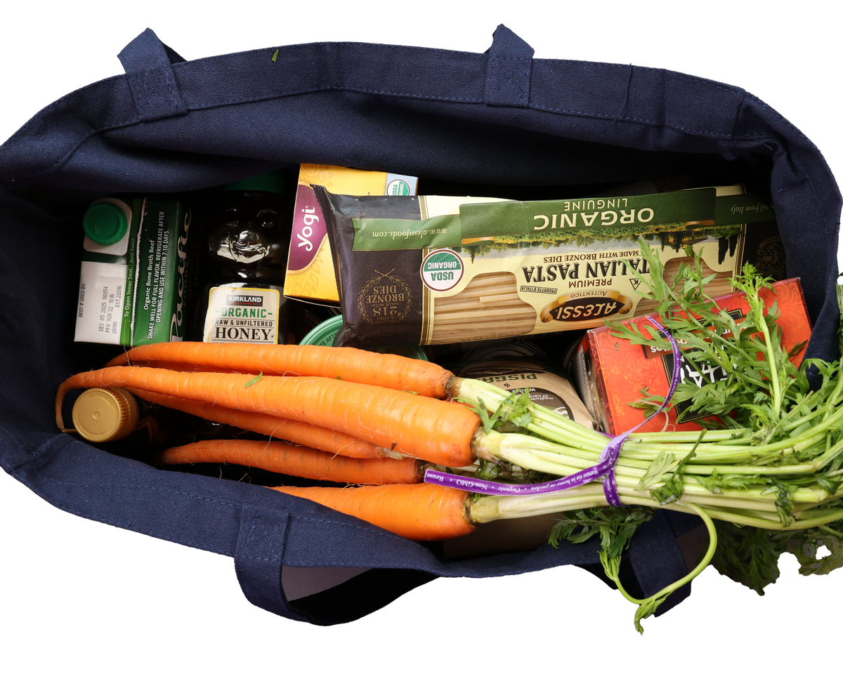 NEW! Oversized Reusable Canvas Shopping Tote