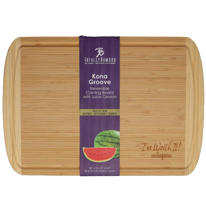 “I’m Worth It!” Limited Edition Bamboo Large Cutting Board
